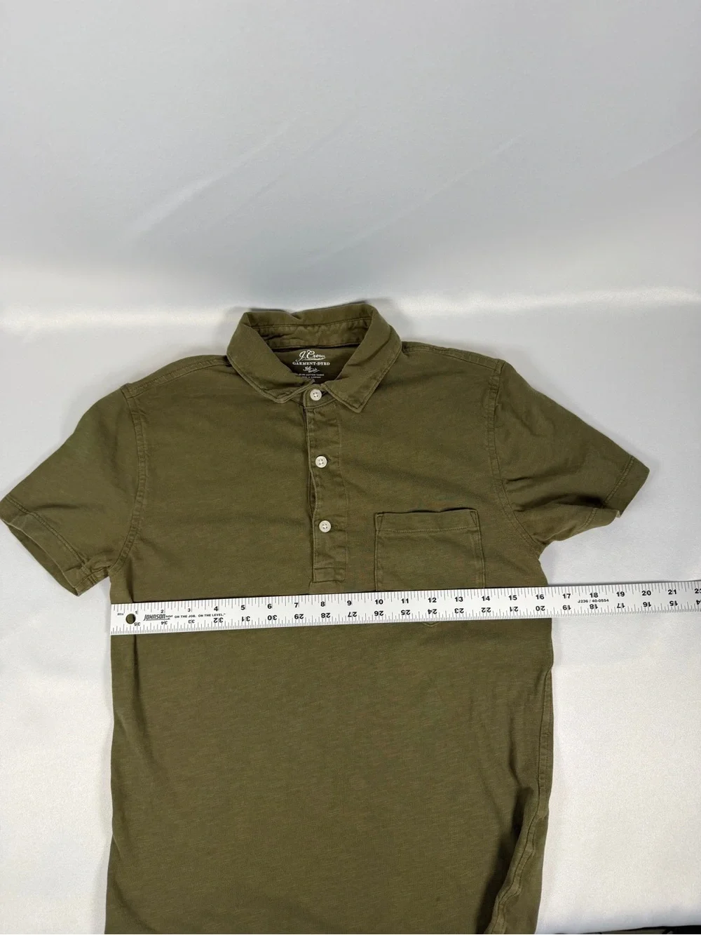 J.Crew Men’s Olive Green Polo Shirt | Size XS